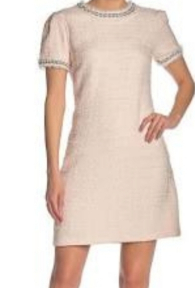 Betsey Johnson Dresses & Skirts - BETSEY Johnson Tweed  princess pink dress